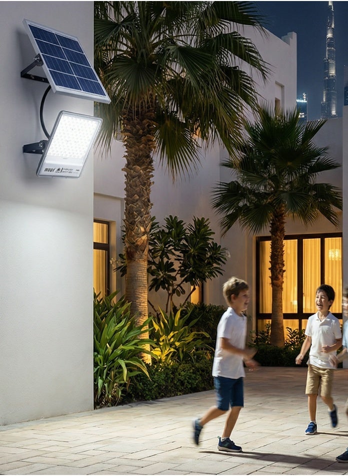 مودي كشاف إضاءة LED يعمل بالطاقة الشمسية بقدرة 400 واط - مصباح أمان خارجي عالي الأداء مع 3 ألوان CCT وجهاز تحكم عن بعد - Image 5